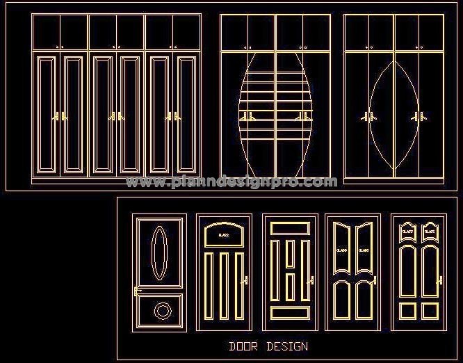 Doors Free CAD Blocks for Architects & Designers