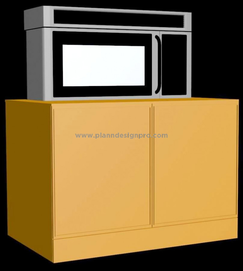 Free 3D Microwave Model for Residential & Commercial Use