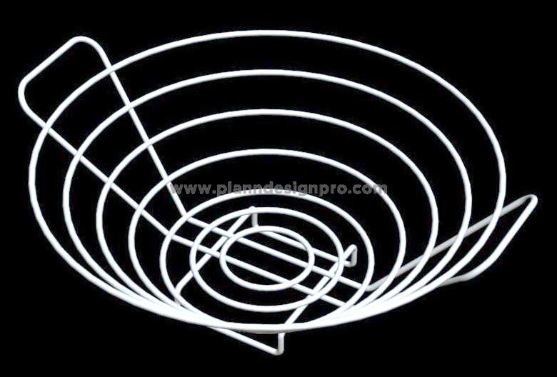 Free 3D Model Steel Wire Fruit Basket for 3ds Max