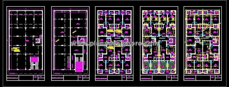 G+3 Multi-Family Residential CAD Drawing Download