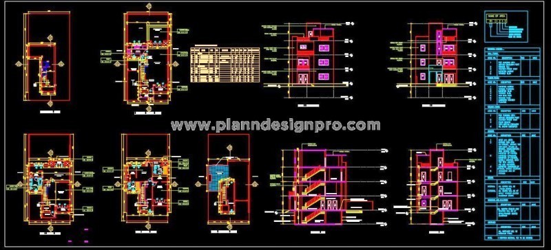 Luxurious Villa Architectural CAD Drawing - 10x20m Plot