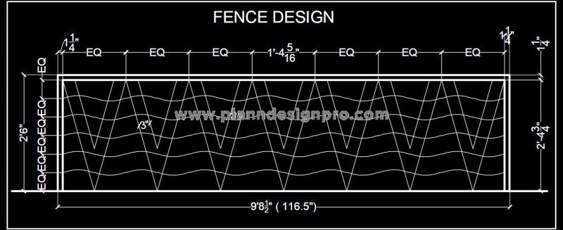 Wrought Iron Fence CAD Blocks for Architectural Designs