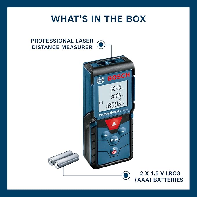 Bosch GLM 40 Laser Distance Measurer